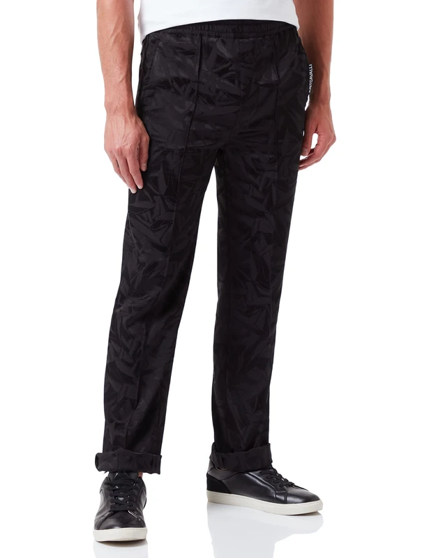 Just Cavalli Men's Pantalone Uomo Pants, Nero, 18