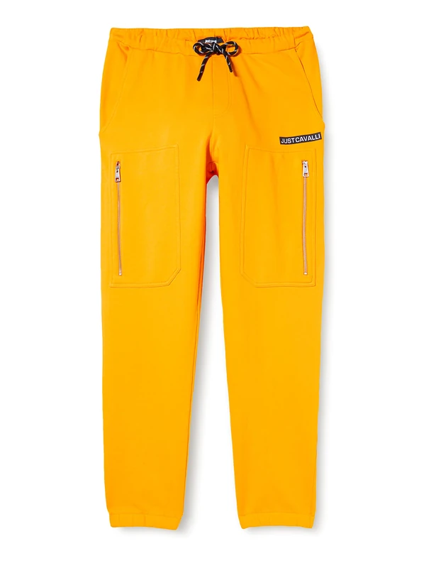 Just Cavalli Men's Pantalone Uomo Pants, Arancione, M