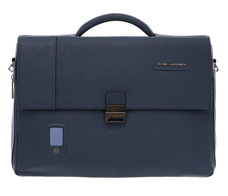 Piquadro Men's Akron Expandable Folder for PC 15.6 Inch, Blue, One Size - Image 1