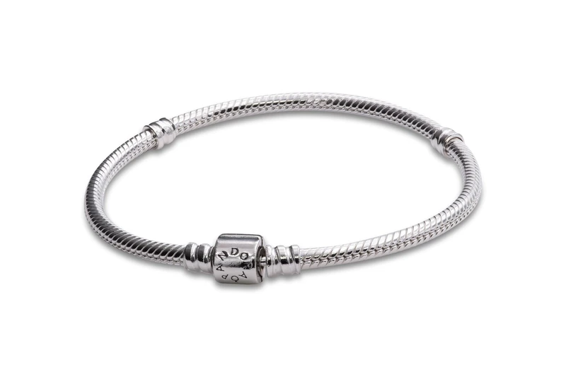 Pandora Icons Snake chain sterling silver bracelet, 21