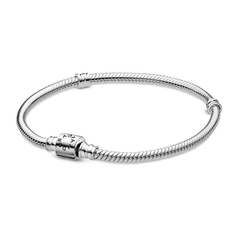 Pandora Icons Snake chain sterling silver bracelet, 23