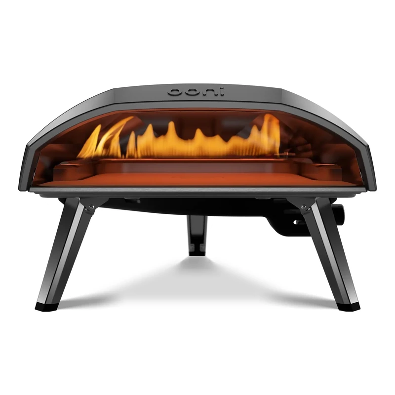 Ooni Koda 16 Gas Pizza Oven – 37 mBar Propane Outdoor Pizza Oven, Portable Pizza Oven For Fire and Stonebaked 16 Inch Pizzas, With Gas Hose & Regulator, Countertop Pizza Maker, Outdoor Pizza Cooker