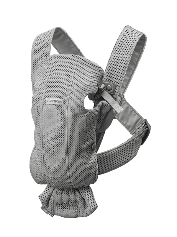 BabyBjörn Baby Carrier Mini, 3D Mesh, Grey
