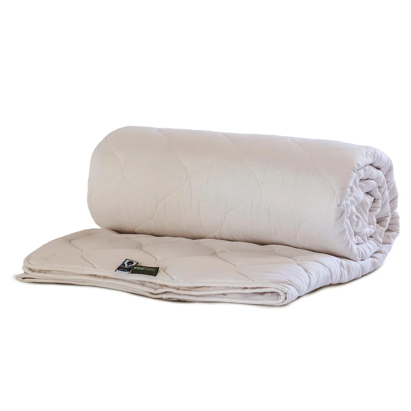 WOOLROOM Classic Light Wool Duvet Single 2-5 tog Allergy Friendly Summer Cool Comfort - Traceable Heat Regulating 100% British Wool Bedding for Better Sleep Naturally - Feather and Down Alternative