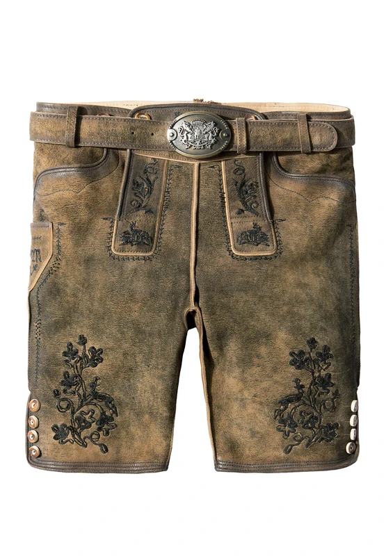 Stockerpoint Men's Hartl Leather Trousers - Black W48