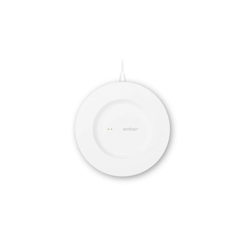 Ember Charging Coaster 2 - Wireless Charging for Use with Ember Temperature Control Smart Mugs - Extra Charger for App and Temperature Controlled Mugs, White