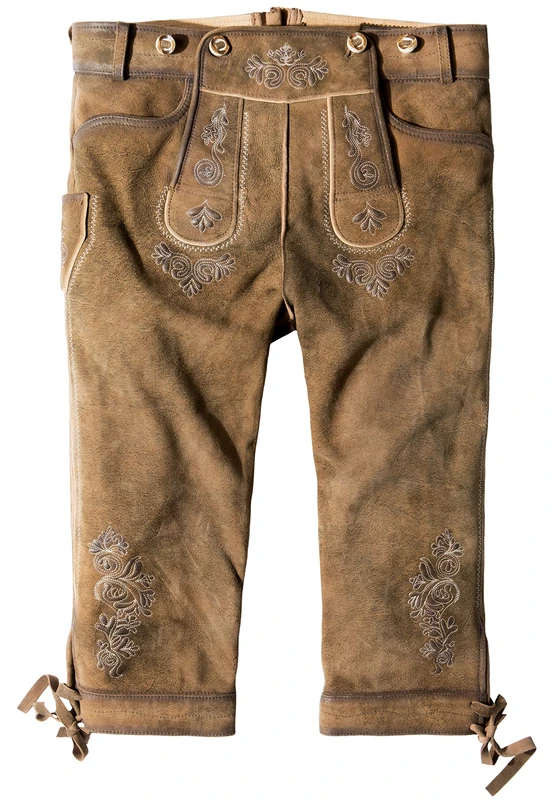 Stockerpoint Men's Traditional Leather Trousers, Havana Spotted, 40