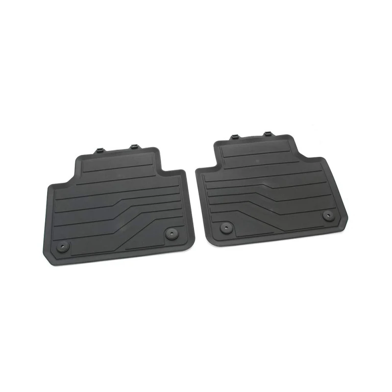 Volkswagen 76006151282V All-Weather Mats Rear 2 x Rubber Mats Rubber Floor Mats - Image 1