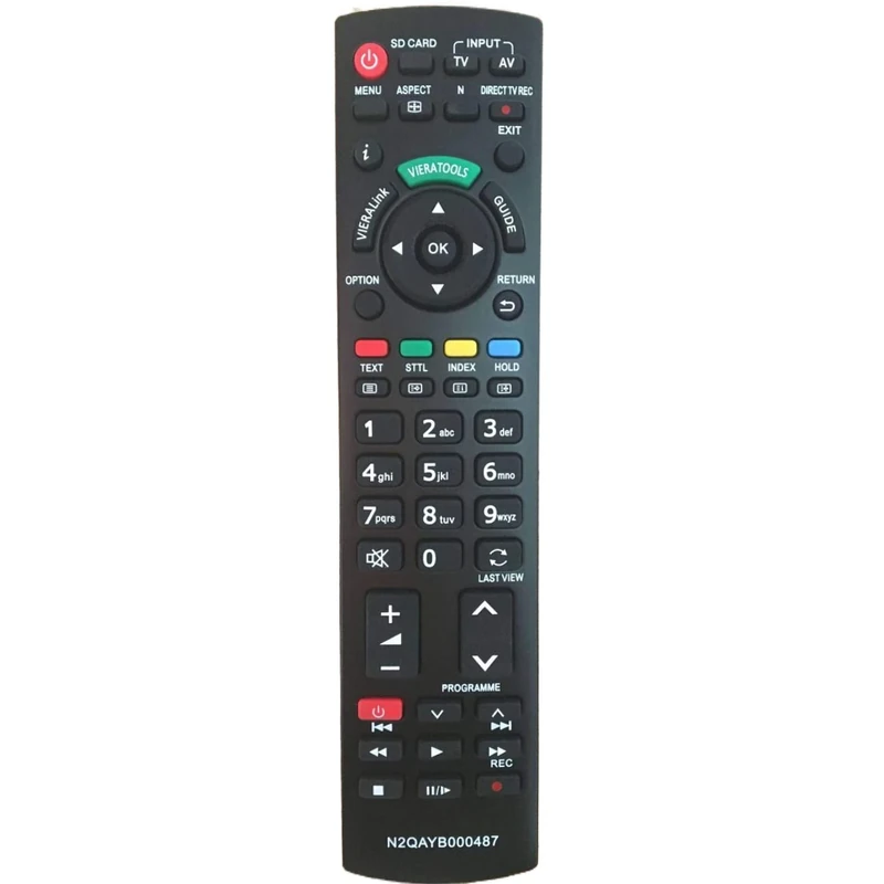 Replacement for panasonic tv remote n2qayb000487 for tv remote control panasonic compatible Universal for Panasonic TV Remote Control