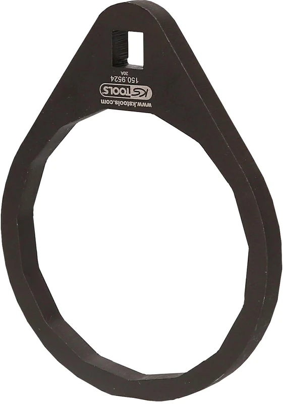 KS Tools 150.9524 Oil Filter Wrench Diameter 74.5 mm 3/8 Inch 15 Surfaces (for Ford EcoBoost Petrol Engines)
