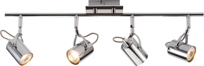 230V GU10 Quad Bar Spotlight - Chrome