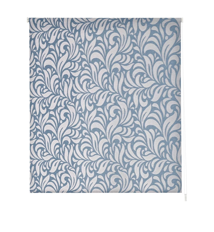 Estoralis | MYRCELLA | Modern Design Roller Blind | Translucent Jacquard | Blue | 150 x 255 cm (W x H) Fabric Size 147 x 250 cm | Blinds for Windows and Doors