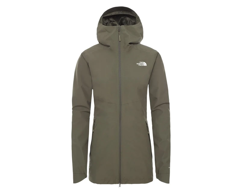 THE NORTH FACE Women’s Hikestllr Pk Sl Jacket, Hikesteller, Taupe green, XS
