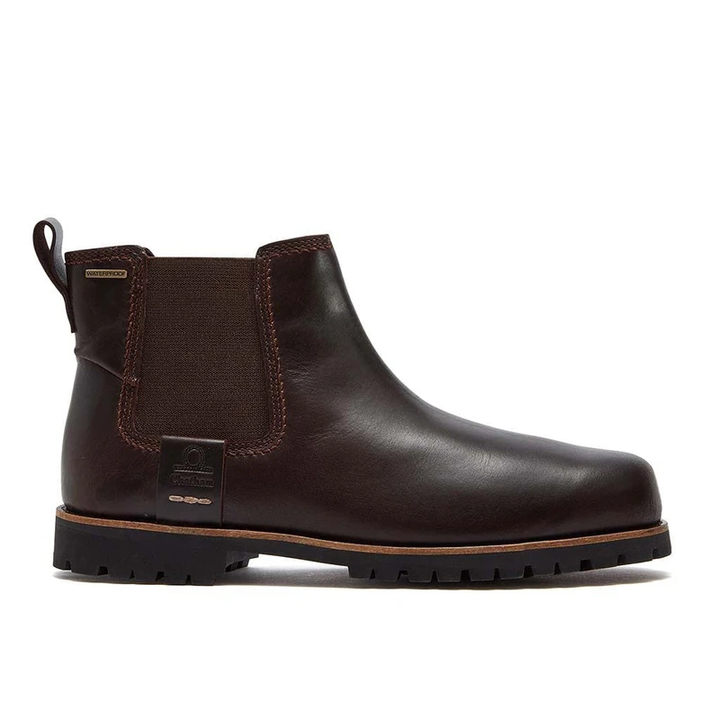 Chatham Southill Men's Dark Seahorse Premium Waterporoof Leather Chelsea Boots UK Size 7