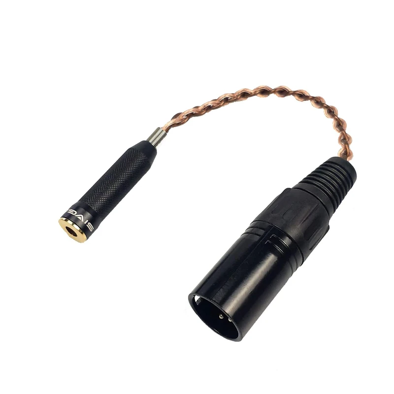 SIVGA P-Ⅱ Replacement 6N OCC 4 PIN XLR Male to 4.4MM Female Headphone Audio Adapter - Image 1