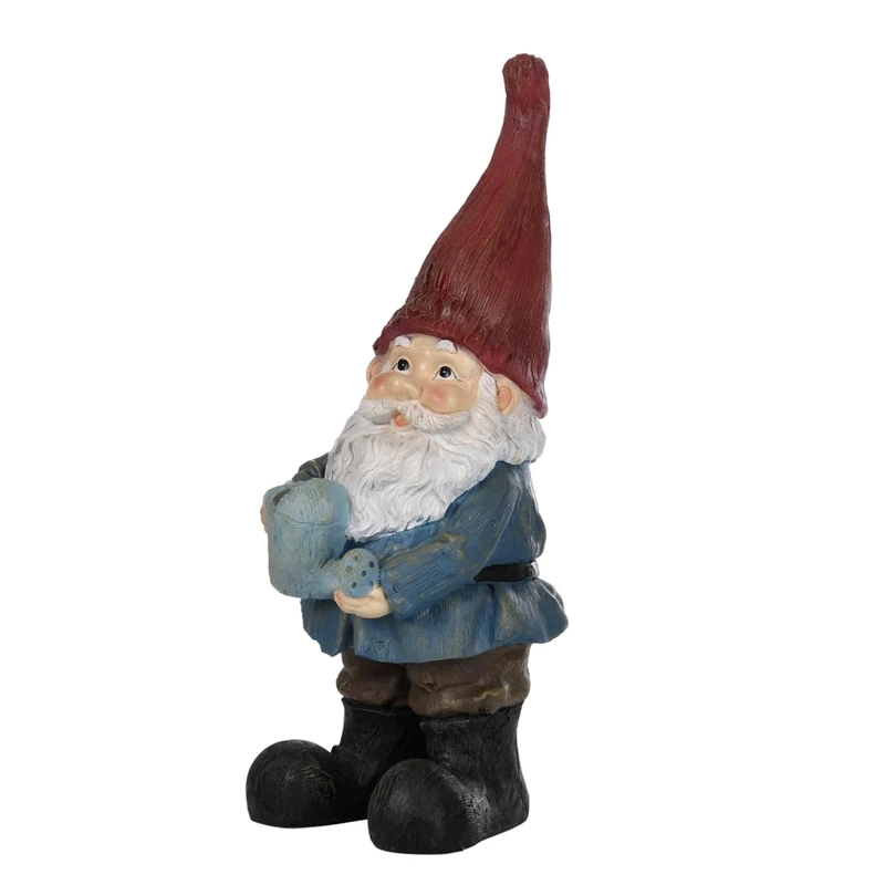 True To Nature 45 cm Resin Gnome Assorted (Pack of 3), Multi, One Size