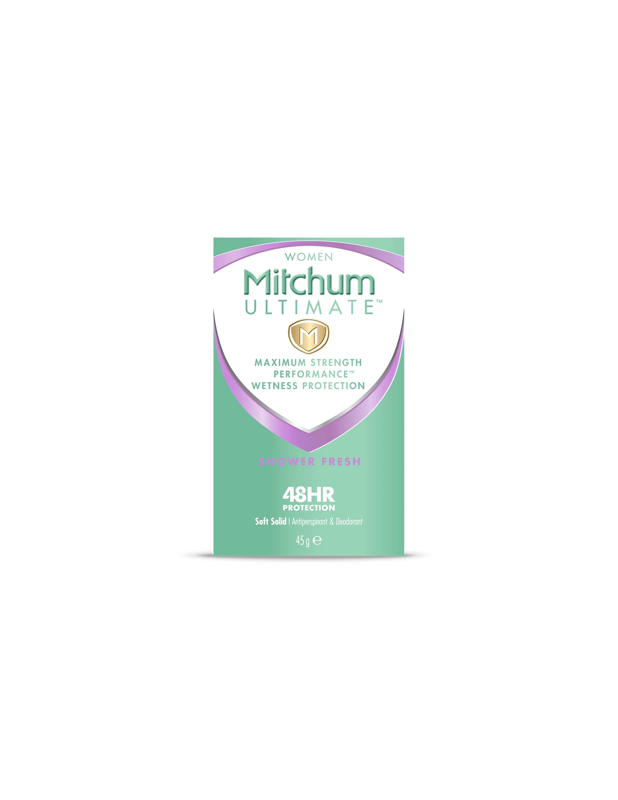 Mitchum Ultimate Women 48HR Protection Soft Solid Shower Fresh Antiperspirant & Deodorant 45 g