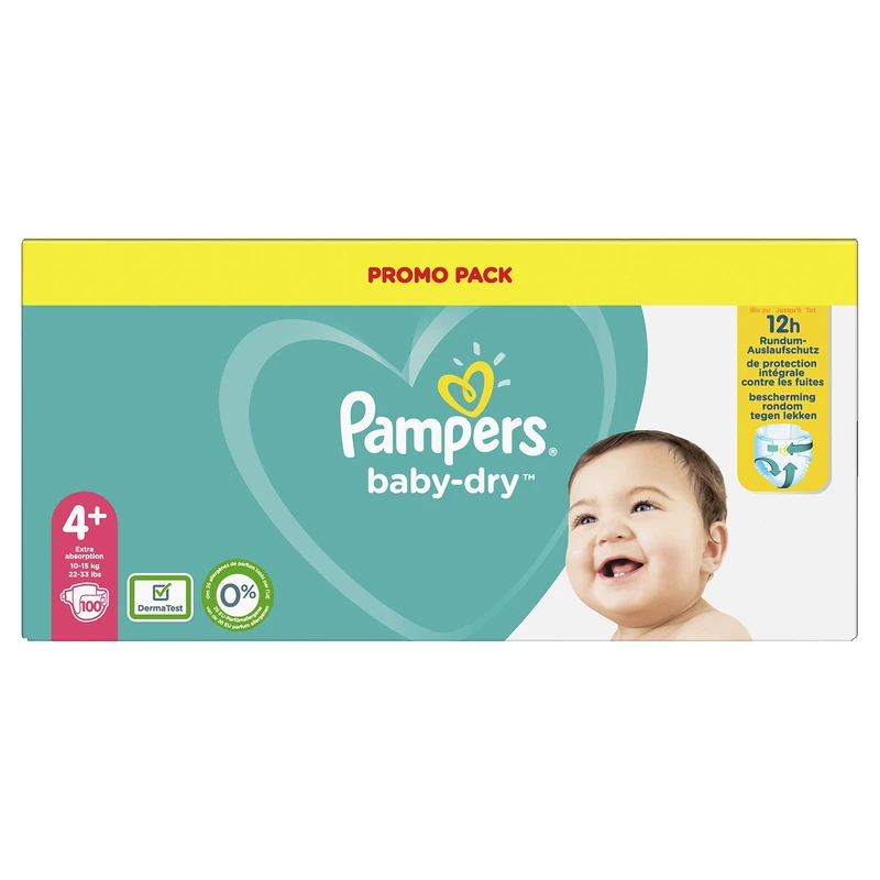 Pampers Baby-Dry Pants Nappies - White Disposable Diapers