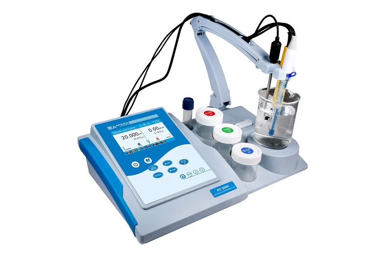 Apera Instruments PC9500 Research-Grade Benchtop pH/Conductivity Multiparameter Meter Kit with Comprehensive GLP Data Management and Data Output to Printer/PC