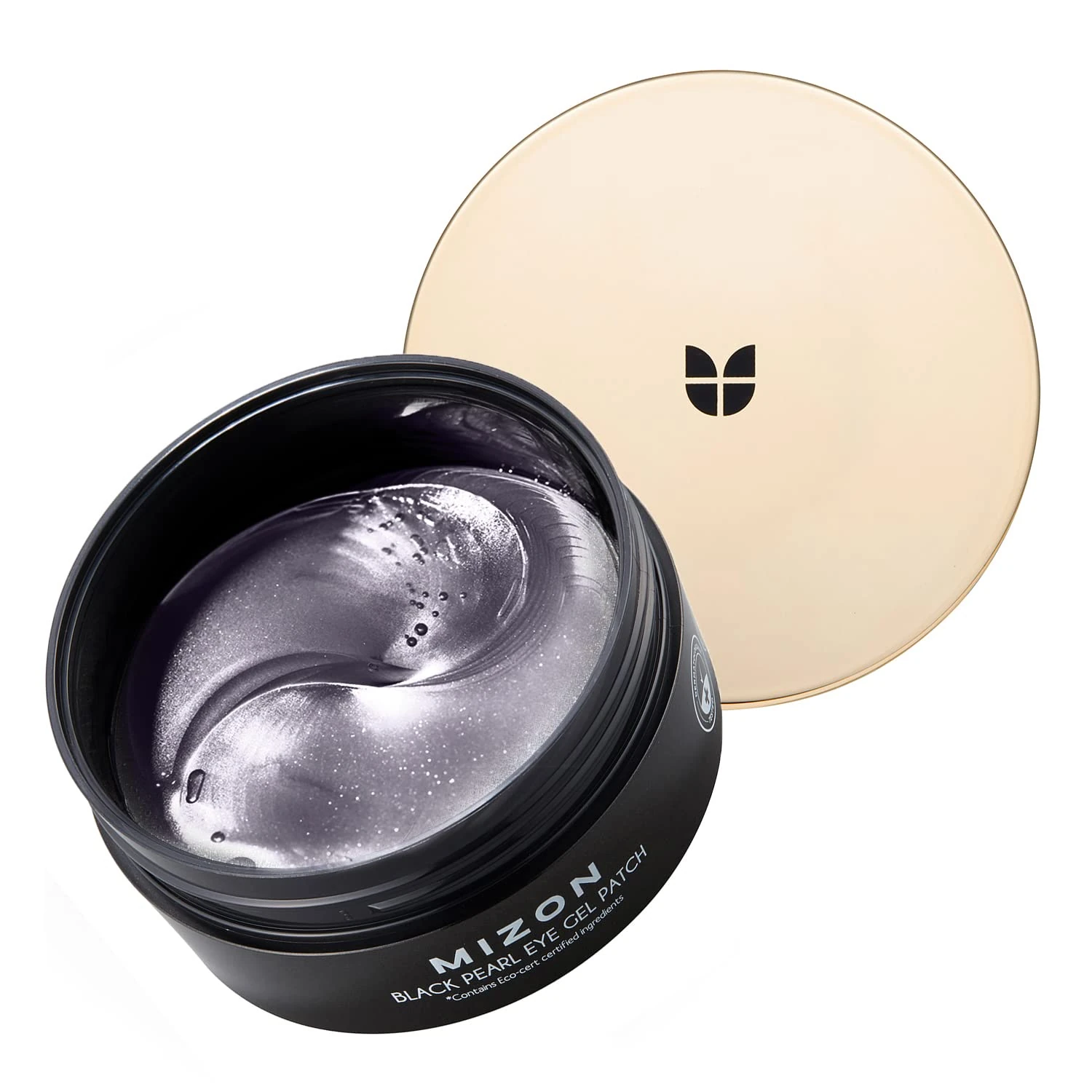 [MIZON] BLACK PEARL EYE PATCHES (x60) Korean Skincare - Black Pearl Eye Patches - Anti-Wrinkle & Anti-Dark Circles - 95% Natural Ingredients