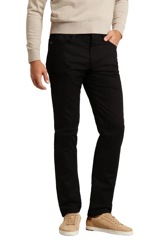 bugatti Men's Loose Fit Jeans, Black-290, 40 W/36 L