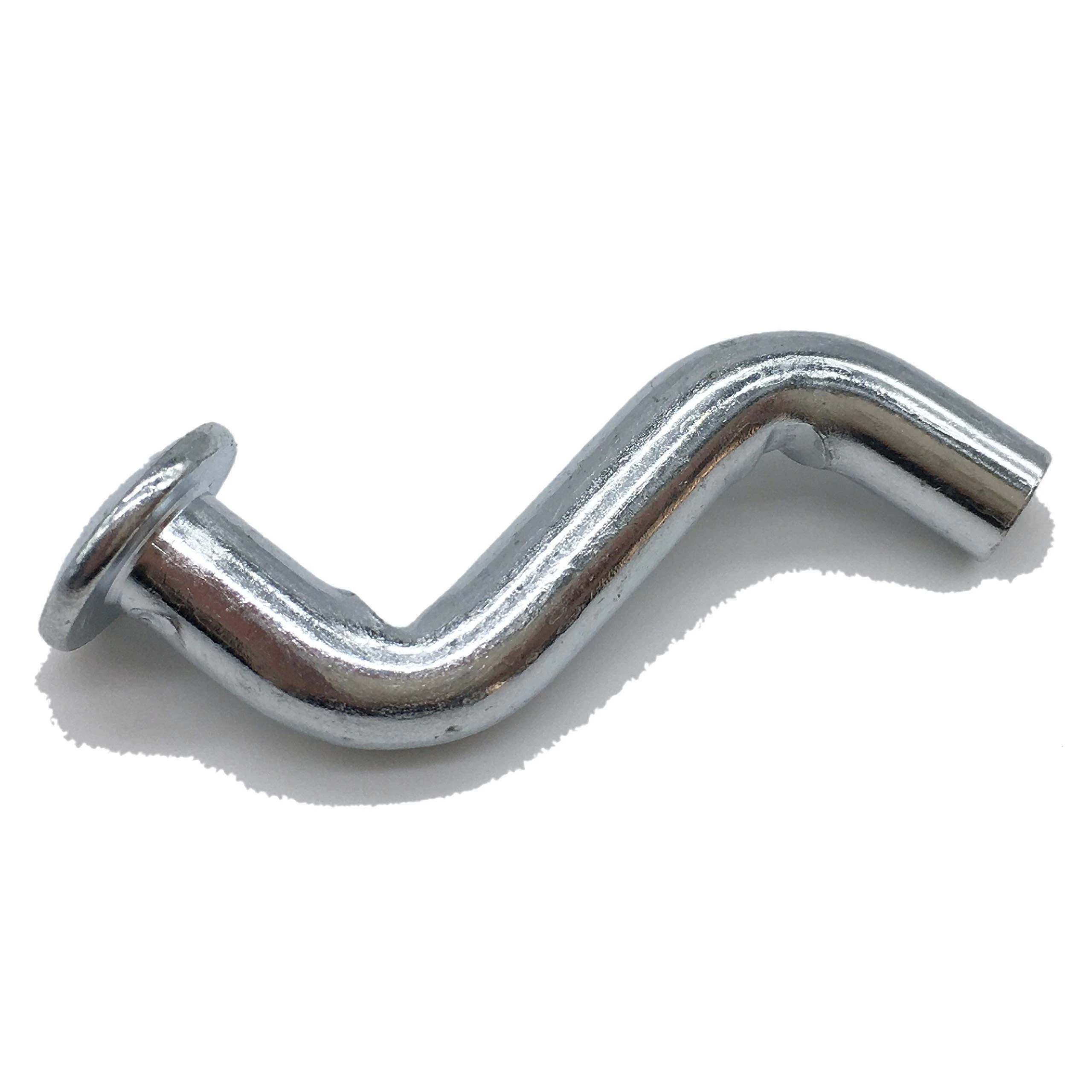 Pallet Rack Safety Bolt, Universal Drop Pin, Round Top Hat Φ 0.530″(13.5mm), Width Φ 0.275″(7mm), Height 2.085″(53mm) High from Top to Bottom, Beam Locker, 10 Packs, 50 Pcs/Pack, RM7×53