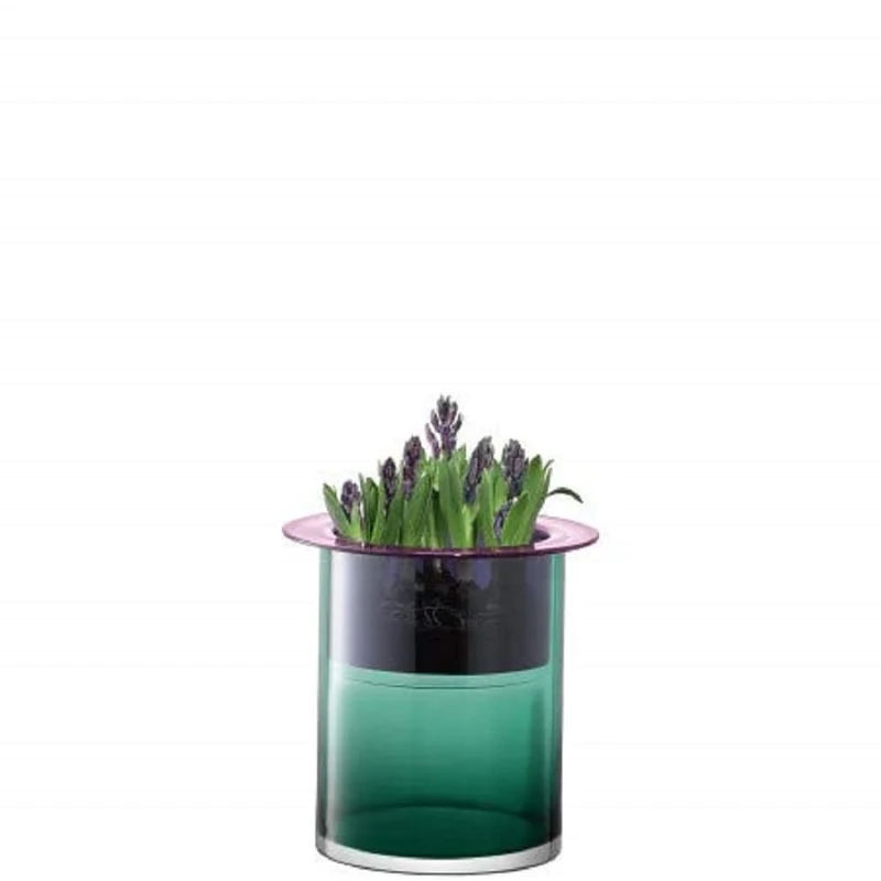 LSA International Vase/Lantern/Planter, Green, H35cm