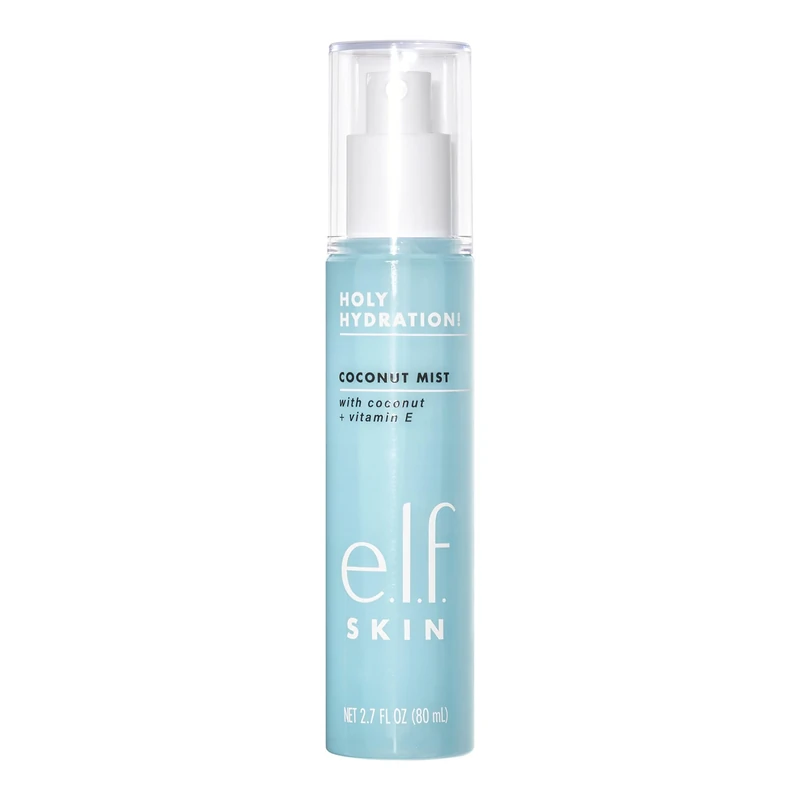 e.l.f. Hydrating Coconut Mist, Lightweight, Scented, Versatile, Refreshes, Soothes, Invigorates, Infused with Vitamin E, 2.7 Fl Oz