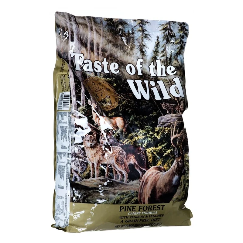 Taste of the Wild Pine Forest Grain-Free Dry Dog Food, 12.2 kg (Pack of 1) – Venison & Legumes, High-Protein Dog Food Recipe for All Breeds