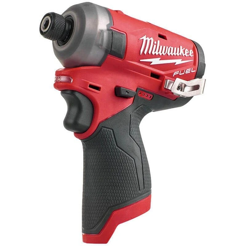Milwaukee Impact Driver MILWAUKEE M12 Fuel - Surge -FQID-0 12 V - Without Battery or Charger 4933464972 (M12FQID-0), Black