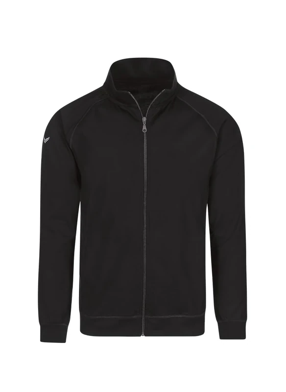 Trigema Men's Raglan Jacket, black, S