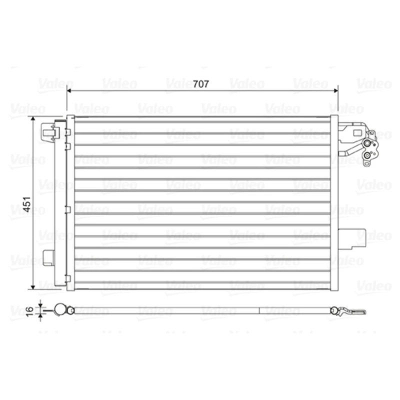 Valeo 814461 - Condenser, air conditioning - Image 1