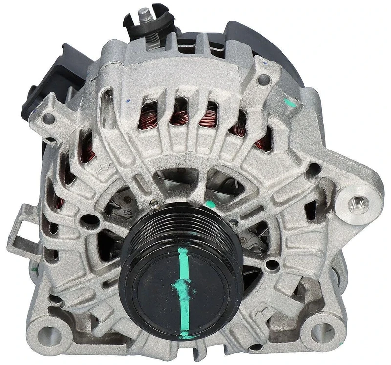 VALEO 443011 Alternator Alternator Charge current: 150 Amp Grooves: 6 grooves Pulley diameter: 56 mm Voltage: 14 V Rotation direction: CLOCKWISE