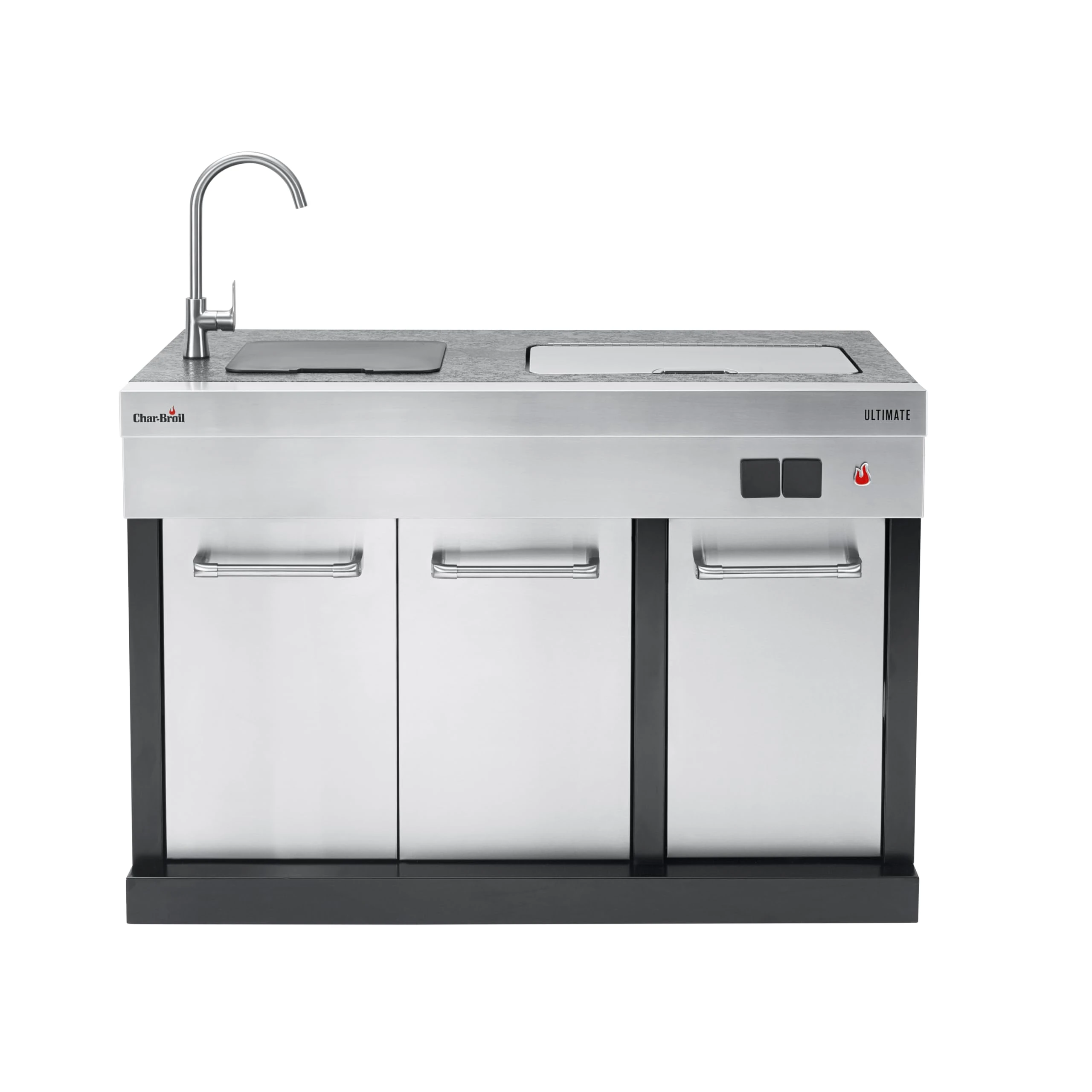 Char-Broil Ultimate Entertainment Unit, Stainless Steel Finish.