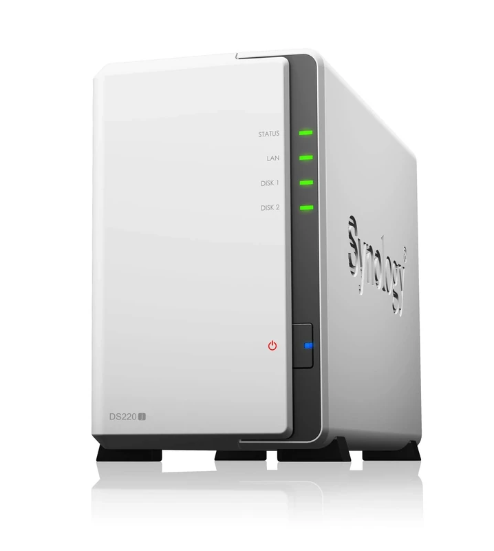 Synology DS220j 12TB 2 Bay Desktop NAS Solution | Installed with 2 x 6TB Toshiba N300 Drives