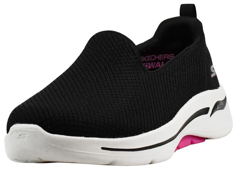 Skechers Performance Go Walk Arch Fit Black/Hot Pink 6.5 B (M)