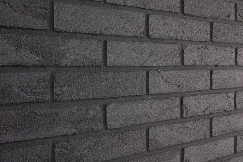 Elabrick Anthracite Flexible Brick Quartz Slats 50 x 210 mm Thin Wall Decoration Easy to Apply for Outdoor and Indoor Use on Thermal Coat - Image 1