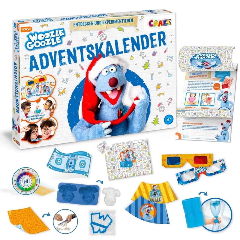 CRAZE Woozle Goozle Science Advent Calendar - Toy Experiments