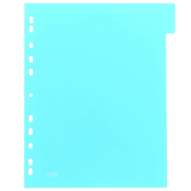 Elba School Life kunststof tabbladen A4 XL 6 tabs Available 11 gaats assorti