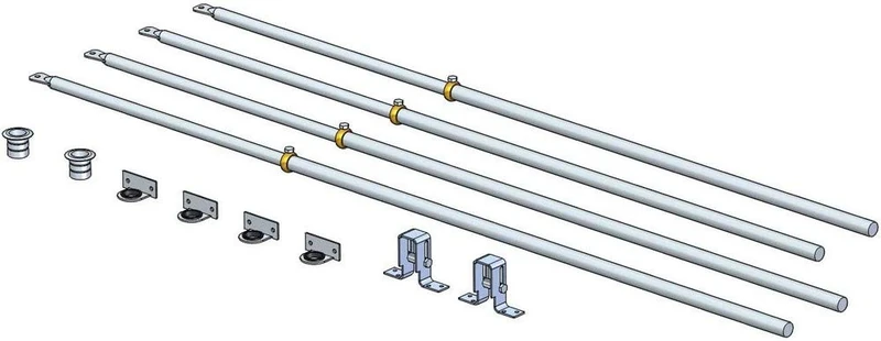 BSP3 Door Lock Accessories and Rods Kit