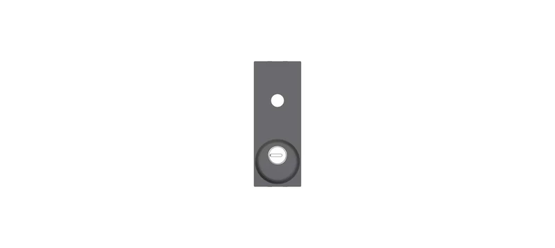 exterior safety plate for swing door lock/garage