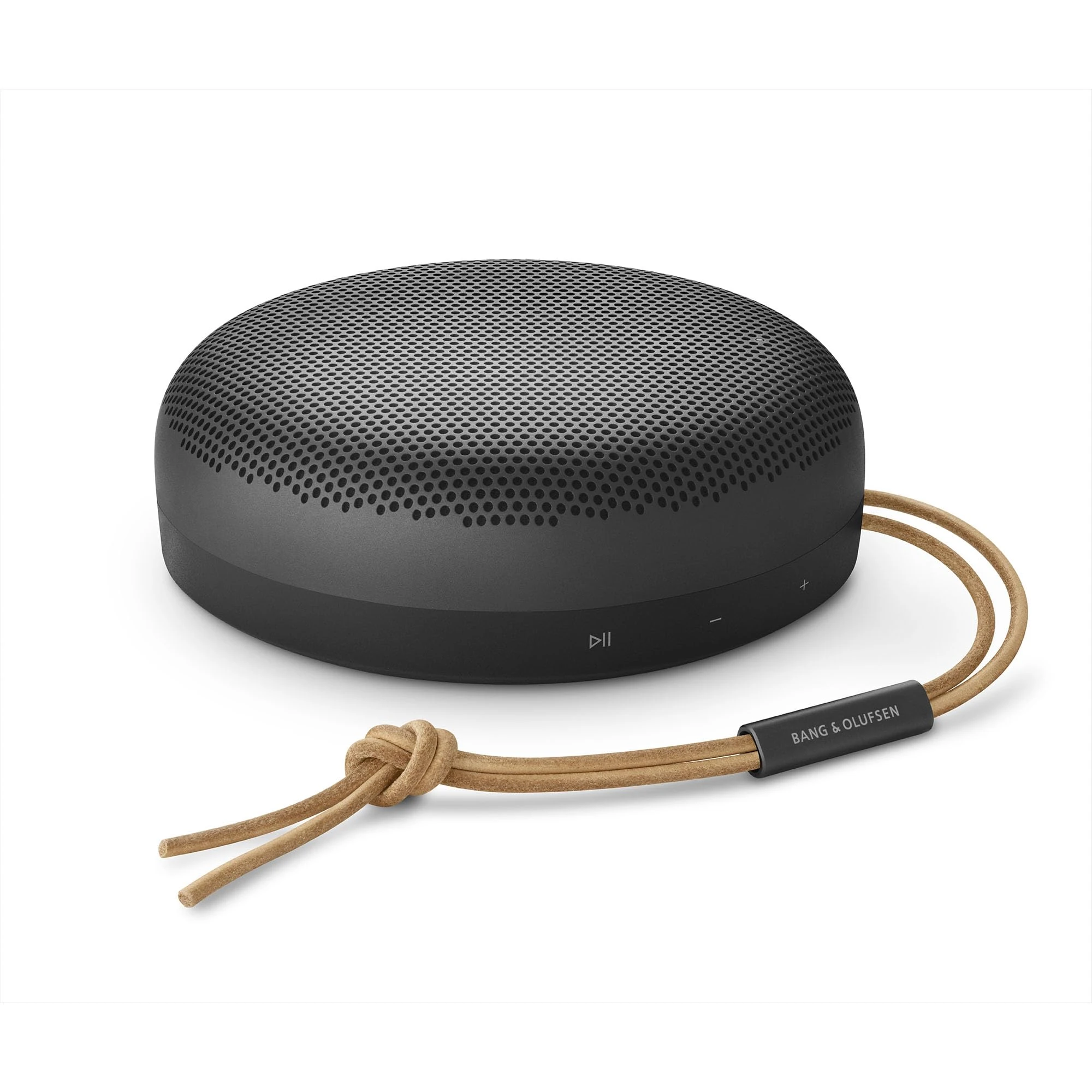 Bang & Olufsen Beosound A1 (2nd Gen) - Premium Wireless Portable IP67 Waterproof Bluetooth Speaker Wireless with 360 Degree Sound, Alexa Voice Assistant, Speakerphone, Up to 18 Hrs Playtime - Black