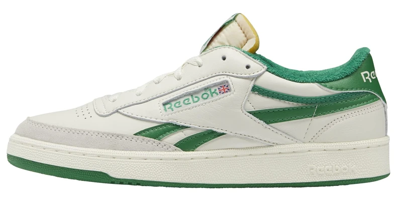 Reebok Men Club C Revenge Vintage Sneaker, Chalk/Paperwhite/Glen Green, 11