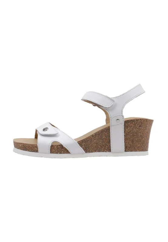 Panama Jack Julia Basics B17, Wedge Sandal, Blanco B17,