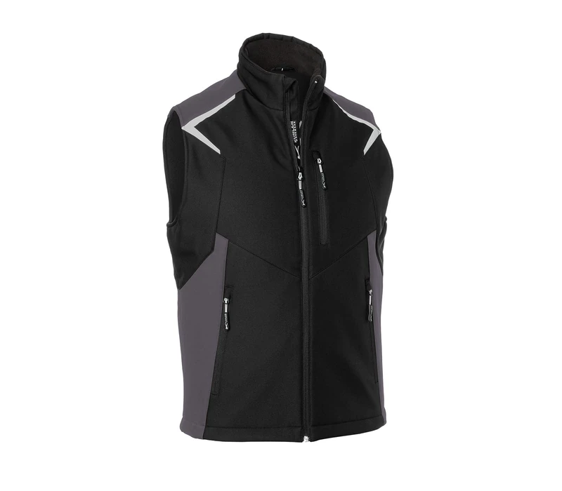 KÜBLER Workwear Men's Vest, Black, XXL - Image 1