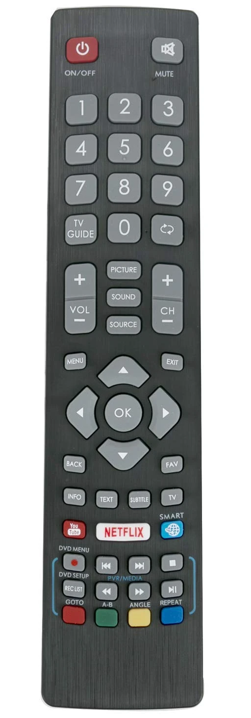 VINABTY BLFRMC0008 BLF/RMC/0008 Remote Control Replacement for Blaupunkt TV 43/134M-GB-11B-FEGUX 32-138M-GB-11B4-EGDPX-UK 49-148M-GB-11B-FEGPX-UK 40/133M-WB-11B-FEGPX-UK BLFRMC0009 BLF/RMC/0009