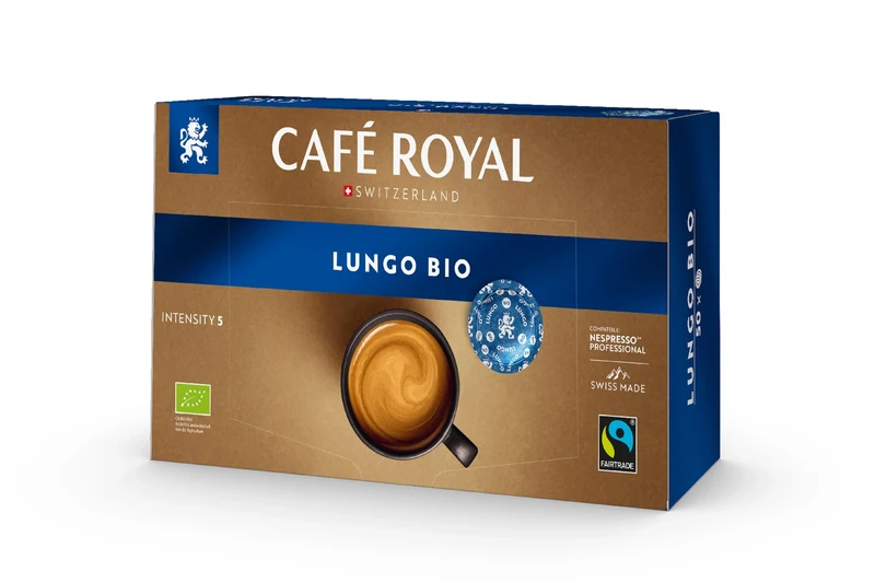 Café Royal Lungo Bio 50 Nespresso Capsules for Business Nespresso Coffee Machine – Intensity 3/10 – UTZ Certified