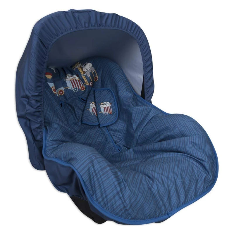 Car Seat Cover, Universal Groups 0/1/2, Harness Cover Gift (Train)