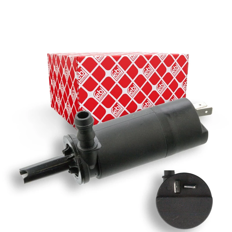 febi bilstein 106198 Washer Pump for Headlight Cleaning System, Pack of 1