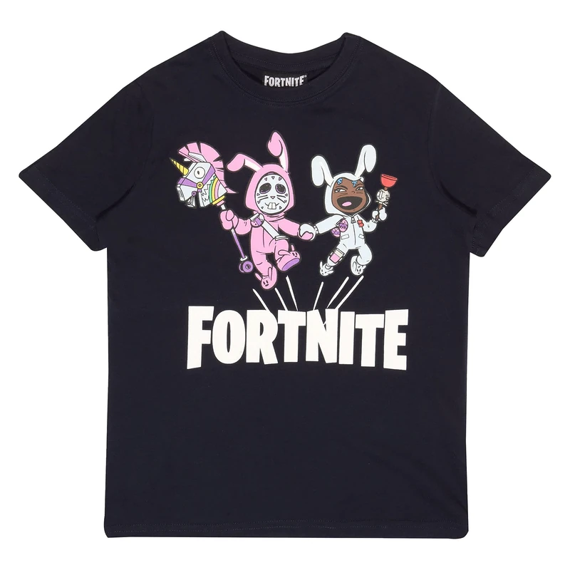 Fortnite Bunny Trouble Kids T-Shirt - Navy - Sizes 7-15 Years